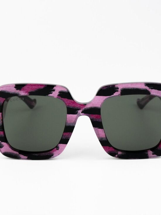 NEW Gucci GG1547S 003 Black Grey Women Square Sunglasses GG 1547S